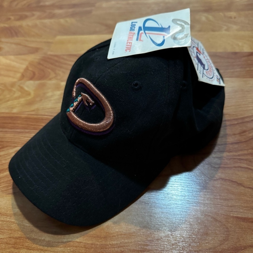 Vtg Arizona Diamondbacks Logo Athletic Hat Black With Embroidered Snake “D” NWT